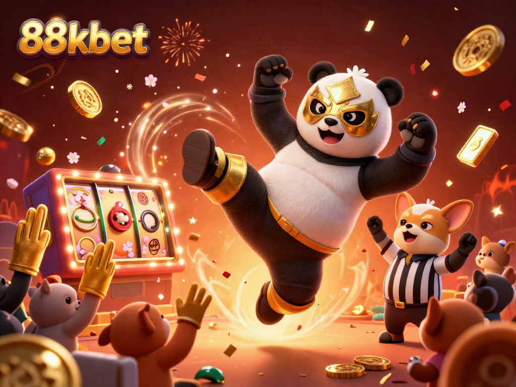 Experience thrilling bets with 88kbet as excitement unfolds at a lively casino scene.