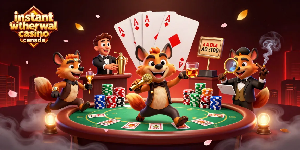 Experience instant withdrawal casino Canada with this vibrant 3D scene featuring lively hyena characters.